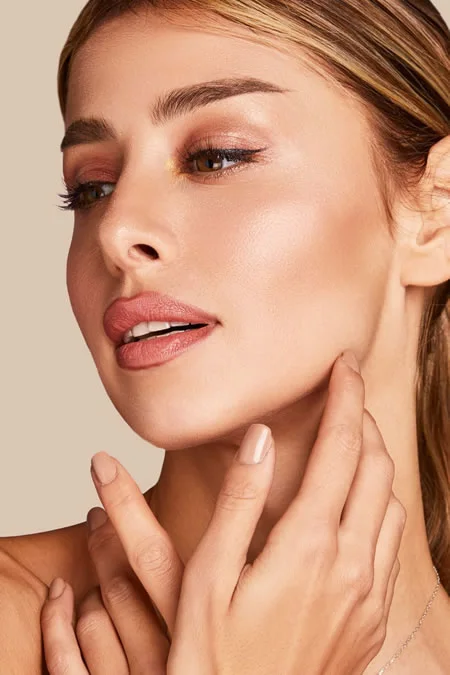 Natural facial aesthetics after medical consultation