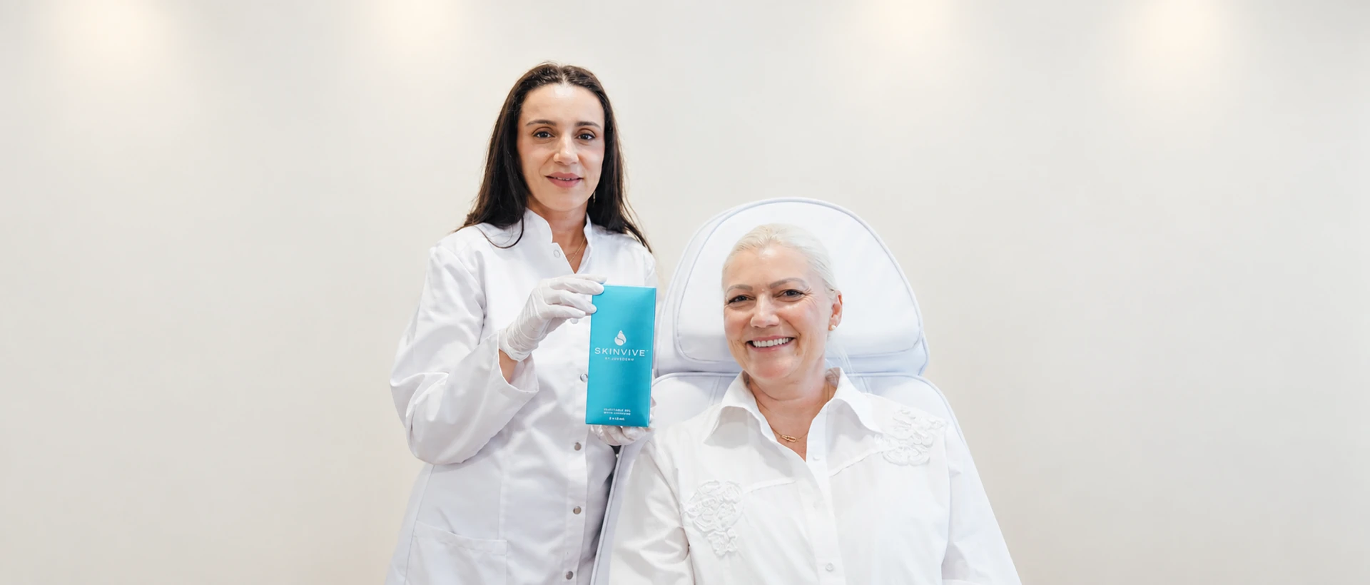 SKINVIVE-Produktpräsentation in der Klinik