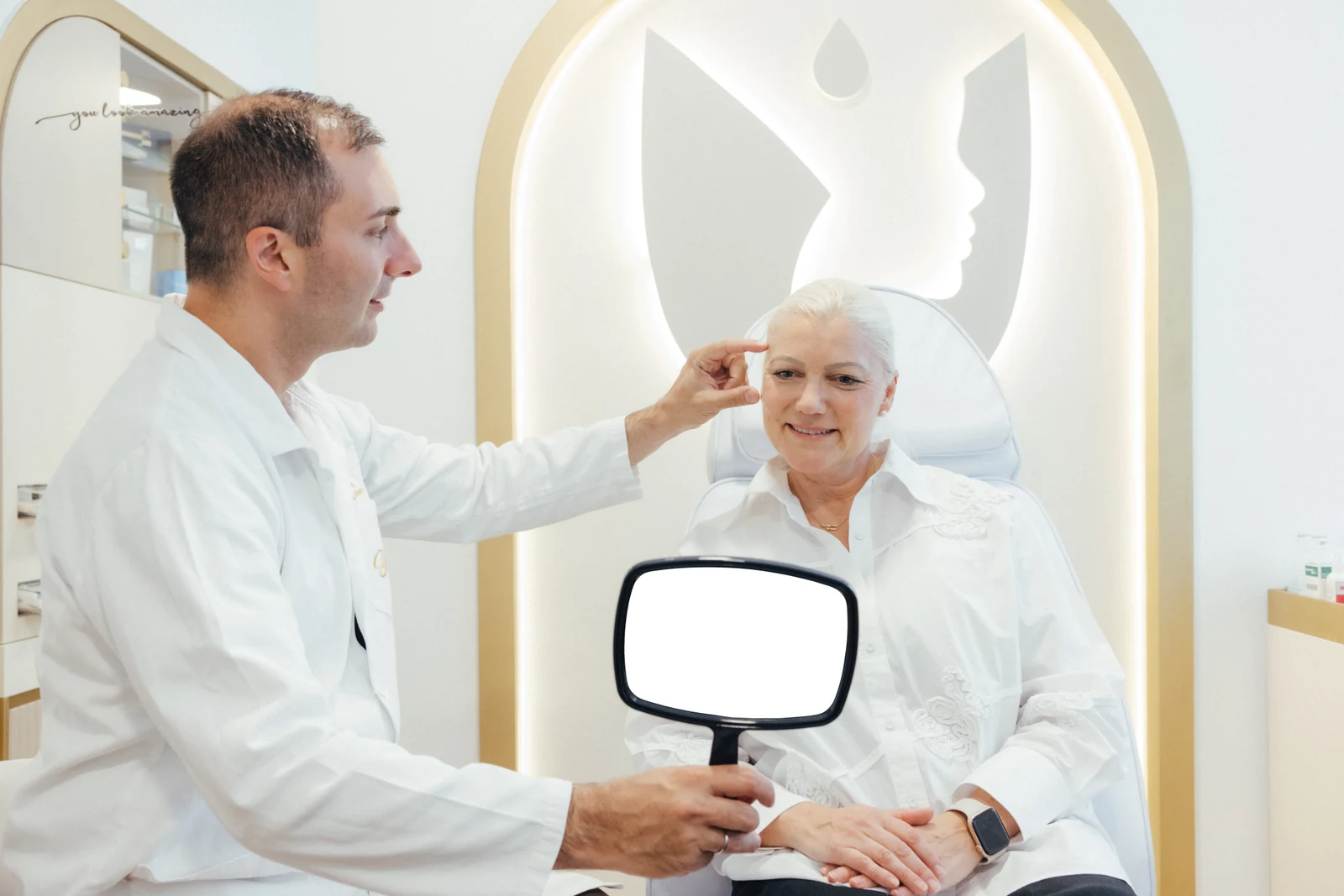 Beratung zur Augenpartie